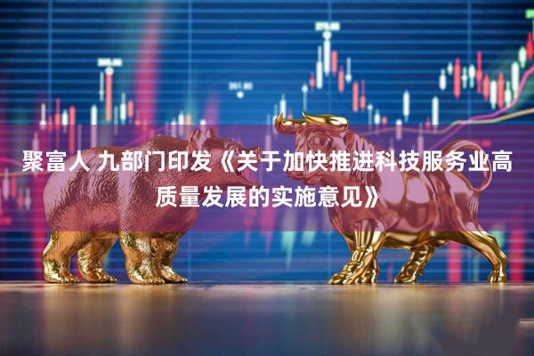 聚富人 九部门印发《关于加快推进科技服务业高质量发展的实施意见》